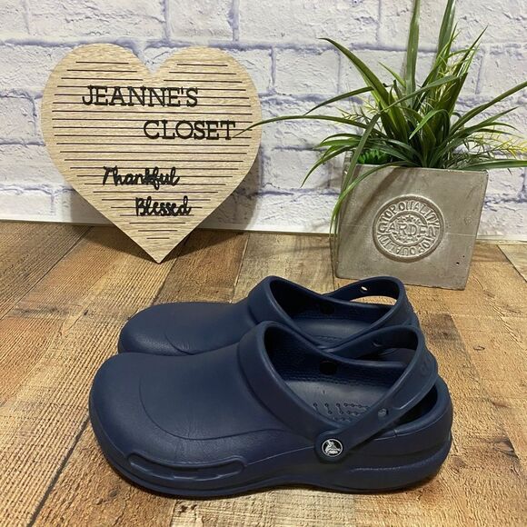 CROCS NAVY CLOG CLOSED TOE - Picture 11 of 11